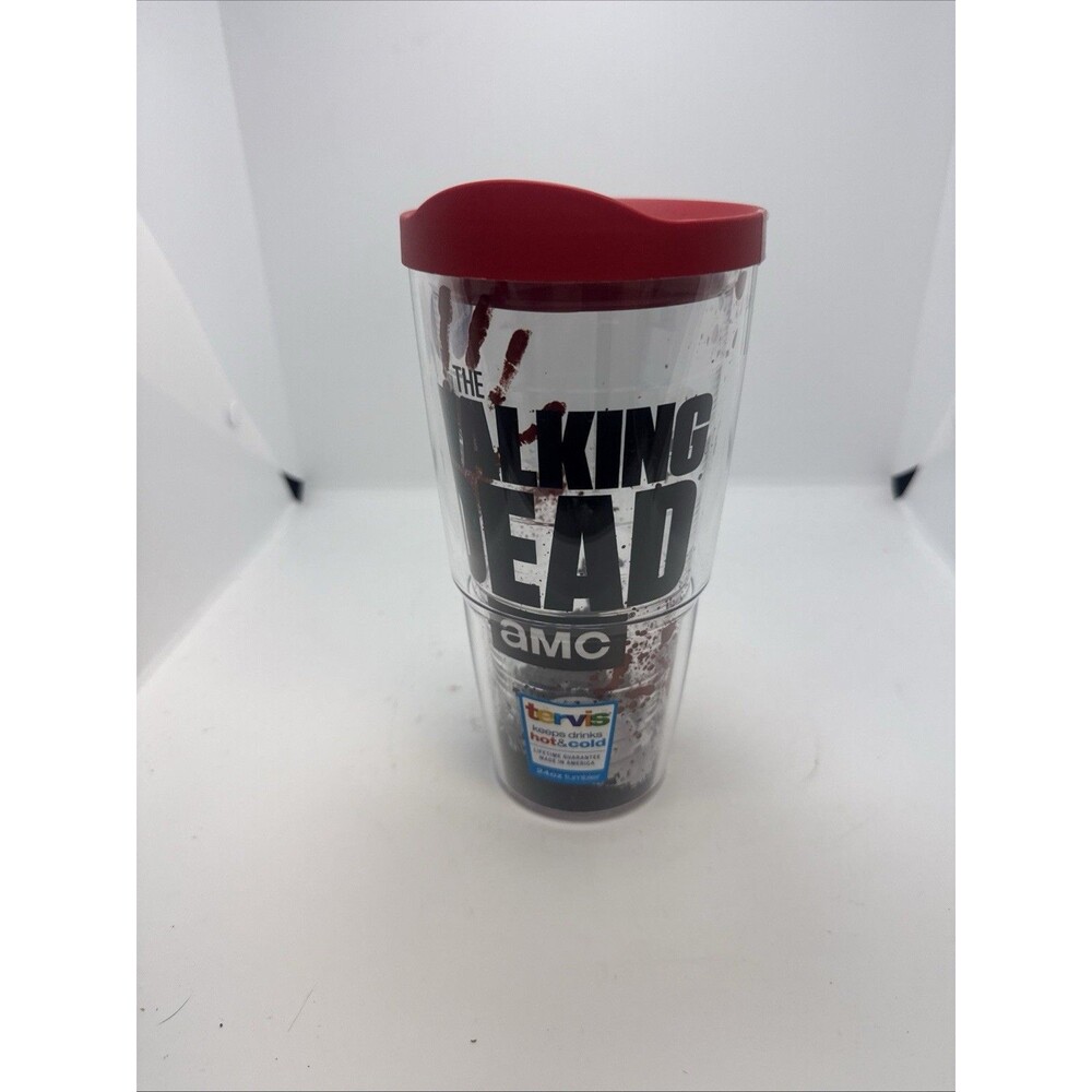 New Walking Dead AMC Tervis Tumbler W/Lid 24 Oz Hot/Cold Cup AMC 2014